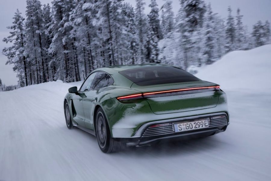Porsche Taycan 4S – Der E-Sportler im Extremtest in Lappland.